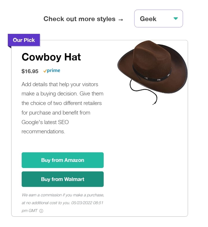 Lasso Single Product Templates