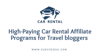 Best car rental affiliate programs for travel bloggers (high paying)
