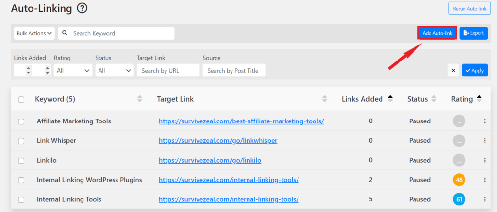 Linksy Review: Autolinking (Automatic Hyperlinking)