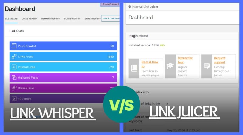 Link Whisper vs Internal Link Juicer