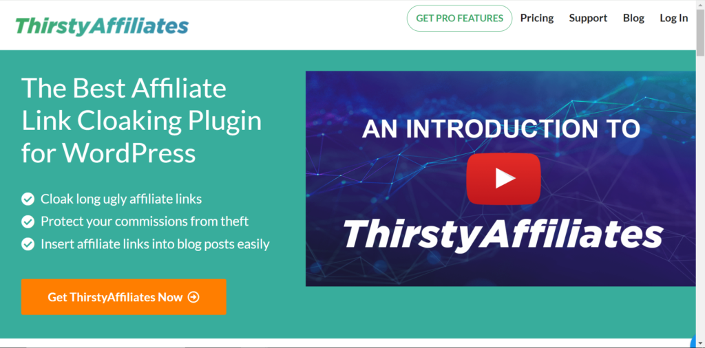 ThirstyAffiliates, best affiliate wordpress plugins