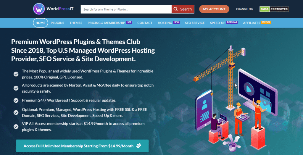 WorldPressIT homepage
