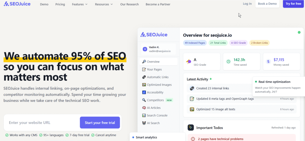 SEOjuice review