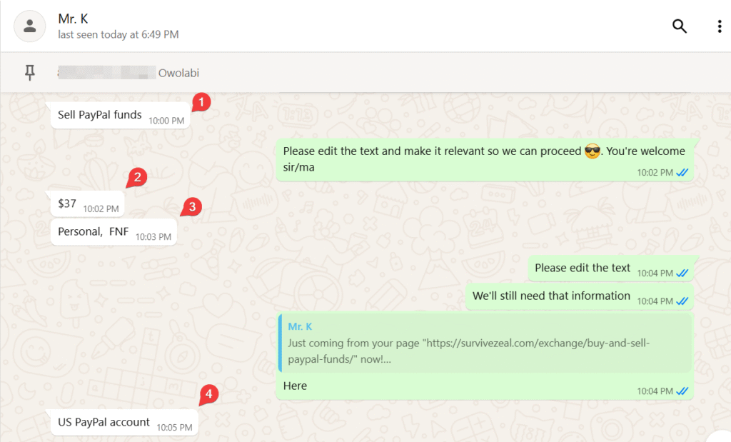 How to buy/sell PayPal funds, step 1