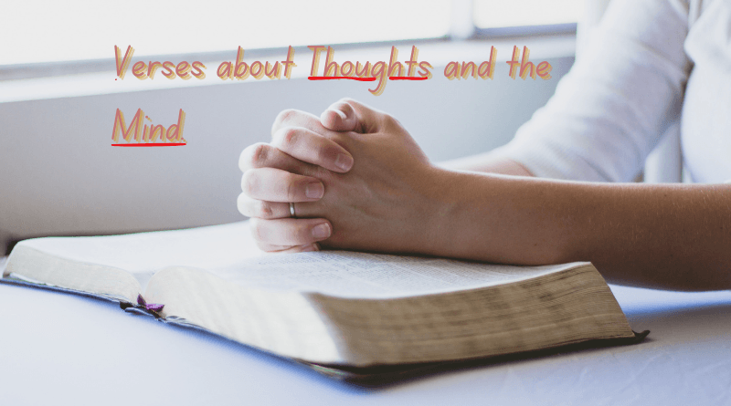 Verses about Thoughts and the Mind (Bible-based)