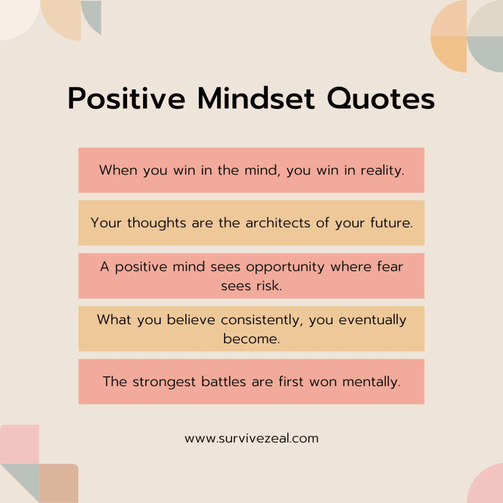 Positive Mindset Quotes